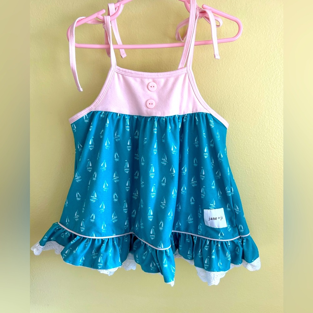 Jane + Joe Top and Bloomer Set